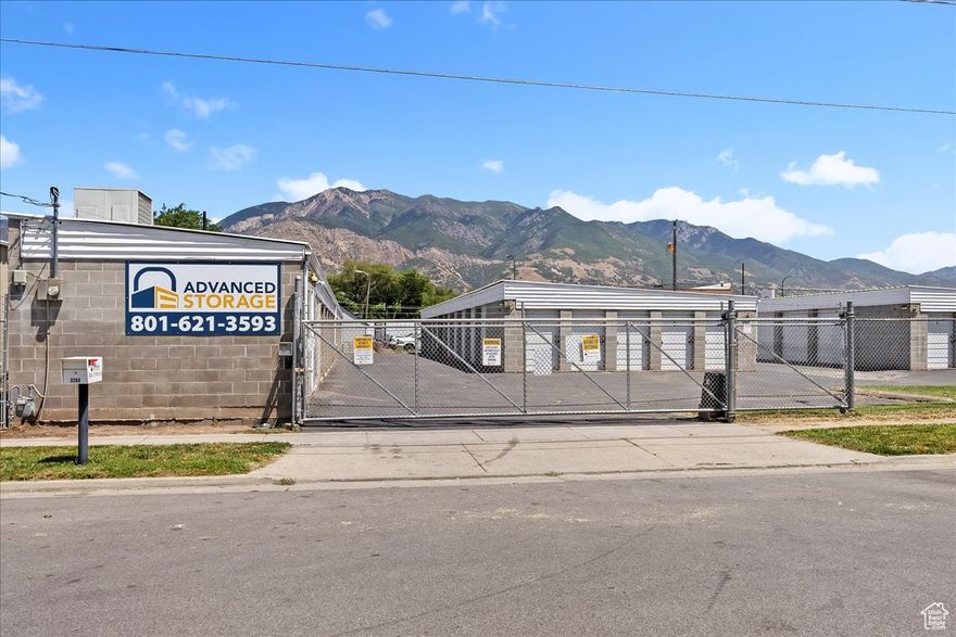 Located in a well-established commercial and residential area of Ogden, this gated storage facility offers a blend of security, convenience, and flexibility. The property features a small on-site office with  86     units ranging in size from 5x10  to 12x25 - ideal for small business owners, contractors, remote professionals, or anyone needing extra space to work or store supplies. Each unit provides private access within a secure, fenced perimeter with keypad entry. With ample parking and easy access to major roads, Unit 11 is the 210 office with a toilet for the onsite manager  1- 10  - 5 x 10 at $85 12-77 -  9 x 15 at $120 78-87 - 12 x 25 for $155  93% occupied