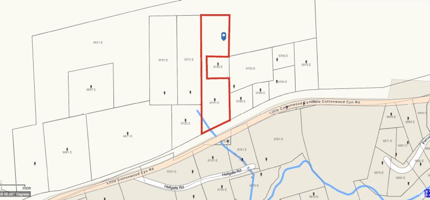 Own a slice of Little Cottonwood Canyon situated between Snowbird & Alta.
