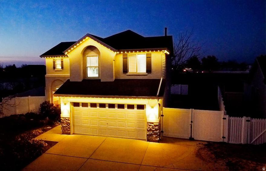 Best value in Stansbury area!  Some of the unseen features include newer HVAC, LunaEdge exterior LED lighting, leaf filter gutters, keypad entry, built in speakers, and a water softener.  Main level flooring and roof have also been recently installed. One of the many things that set this home apart is no back yard neighbors and back gate access to the park.  Well maintained inside and out and at this price, you can personalize it if you desire.  NOTE OPEN HOUSE WILL BE POSTPONED A WEEK IF WEATHER IS POOR.  PLEASE LOOK  OR TEXT BEFORE PLANNING SATURDAY.