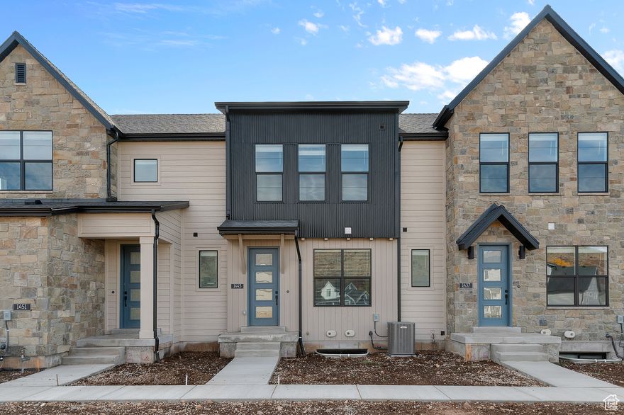 Come see this beautiful brand new Sundborn home - a perfect blend of comfort, style, and modern design. The kitchen features gray laminate cabinets, quartz countertops, and stainless steel gas appliances, creating a sleek and functional space ideal for everyday living and entertaining. Throughout the home, enjoy laminate hardwood, tile, and carpet flooring, paired with craftsman base and casing for a refined finish. Energy efficiency meets convenience with a tankless water heater, while the metal railing at the stairway adds a contemporary touch and an upstairs loft provides extra space. The owner's bathroom includes cultured marble surrounds and black matte hardware, offering a clean, elegant retreat. Thoughtfully designed and beautifully finished, this fashionable home balances timeless craftsmanship with modern comfort.