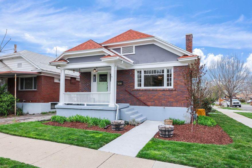 Welcome this charming brick bungalow to your spring home market!  Fall in love with the location, walkable to many restaurants, shoppes, cafes and amenities in Sugarhouse.  Enjoy your mornings soaking up sun on the front porch. Welcome your guests inside and enjoy the wide open living space with wood flooring, fresh paint, and a large dining space to enjoy your time while entertaining. Take note of the brand new carpet in the 3 bedrooms,  this home is truly move in ready! Just a few steps into the lower level, you will find a large bedroom, second bathroom, laundry and plenty of storage! The low maintenance yard is tidy, and ready for your summer garden to thrive! Buyer to verify all.