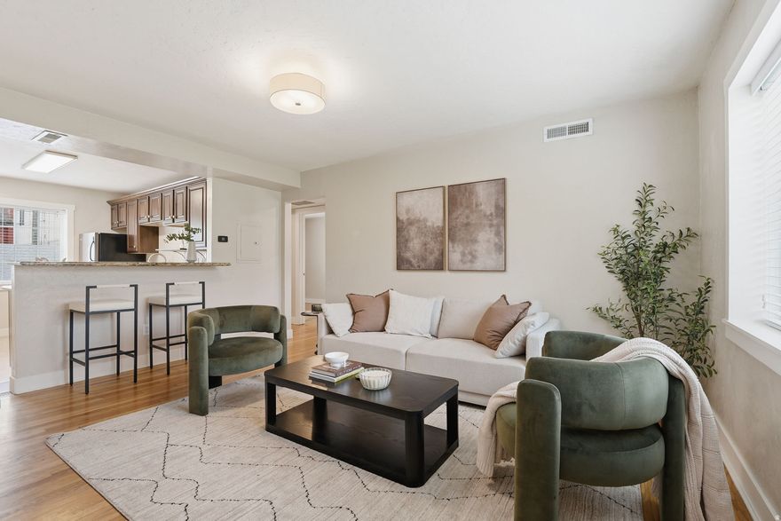 Located just down the hill from the University of Utah, this charming condo sits in one of the most walkable and convenient areas of Salt Lake City. Step inside to find authentic hardwood floors, tasteful updates, and incredible natural light that fills the space year-round. The bright eat-in kitchen enjoys warm southern exposure through oversized windows, while the cozy living room looks onto the peaceful north courtyard. With in-unit laundry, off-street parking, and easy access to local cafs, restaurants, and downtown entertainment, this is urban living made simple and stylish. Pets under 25lbs are allowed. Minimum 6 month lease with no rental cap.