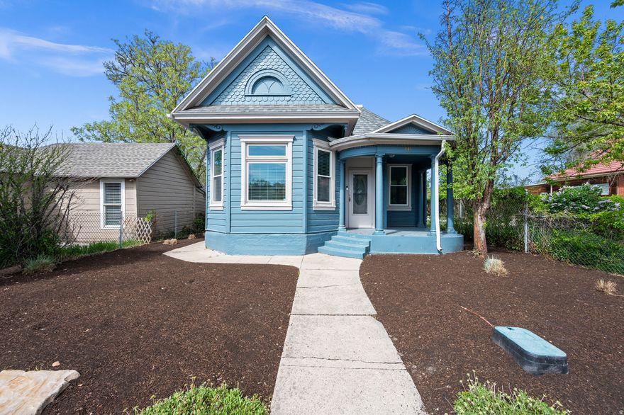 Charming Victorian gem in the heart of Salt Lake City!  This beautifully preserved home blends timeless character with thoughtful updates. From the moment you arrive, you'll be drawn to the classic architectural details-ornate trim, a welcoming covered porch, and a distinctive bay window that fills the interior with natural light. Inside, you'll find a warm and inviting layout featuring high ceilings, large windows, and period details that add to the home's historic charm. The living spaces feel bright and open, perfect for both relaxing and entertaining. The kitchen offers functionality with room to make it your own, while the bedrooms provide cozy retreats with plenty of character. Situated on a generously sized lot, the yard offers low maintenance landscaping with space to garden, entertain, or simply enjoy the outdoors. Mature trees provide shade and privacy, enhancing the peaceful setting. Conveniently located just minutes from downtown Salt Lake City, you'll have easy access to dining, shopping, parks, and local amenities, all while enjoying the charm of a quiet, established neighborhood. This is a rare opportunity to own a piece of SLC history full of personality, charm, and potential.