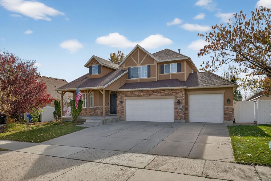 Inviting West Jordan home with vaulted ceilings and open living space, upstairs bedrooms, and a fully finished basement rental available to help offset your mortgage. Enjoy a quiet neighborhood close to parks, schools, and shopping. Move-in ready for your family!