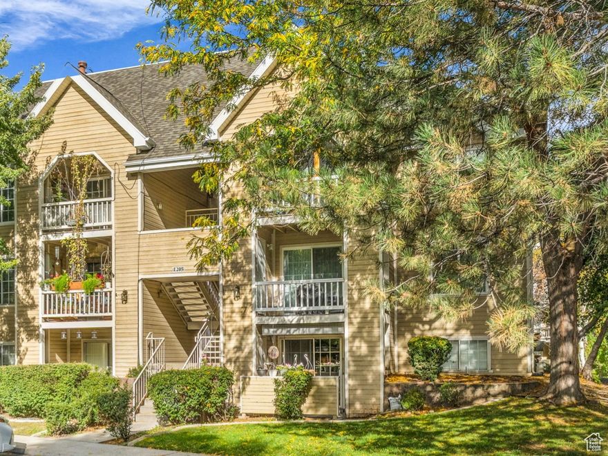 Welcome to Waterside Cove! This beautifully updated 1-bedroom, 1-bath garden-level condo offers a perfect blend of comfort and convenience in a highly sought-after community. Step inside to find a bright, open layout with thoughtful updates that include LVP flooring and beautiful granite countertops. The kitchen includes a deep farmhouse sink, built-in dishwasher, and free-standing range. A stackable washer/dryer is also included for added convenience. Enjoy the seamless flow to your private covered patio with direct views and access to the pool, perfect for relaxing or entertaining. Additional lockable storage is just steps away. Waterside Cove is known for its resort-style amenities, including a swimming pool, spa, clubhouse, community vegetable garden, picnic areas, and beautiful landscaped common spaces. On-site management, snow removal, water, sewer, and trash are all included in the affordable HOA dues. Pets are welcome (with HOA registration), and the location can't be beat-minutes from Big & Little Cottonwood Canyons, shopping, dining, and freeway access. Whether you're looking for a cozy home or an easy investment property, this condo has it all.
