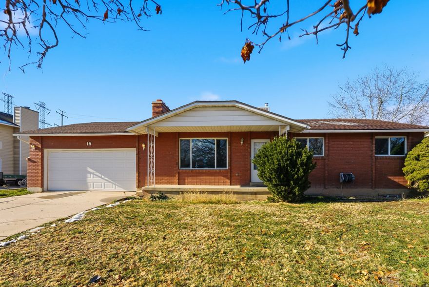 Classic east facing rambler. Priced at $164 per sqft, it's a lot of house for the money.   3 bedrooms on the main floor and two bathrooms (including a primary bathroom).  Newer double paned windows. Attached two car garage.   Main floor living with options for laundry upstairs and downstairs. The basement is partially finished with one bedroom and one bathroom completed.   Lots of opportunity to make it  your own.  Easy to show.