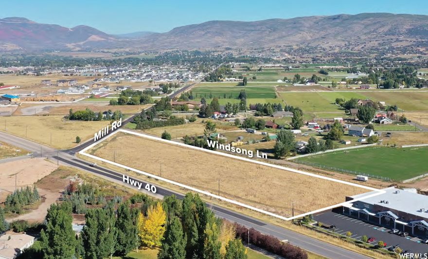 CBRE is pleased to present an opportunity to purchase 7.34 acres of land in Heber City, Utah. This property is located just south of the main corridor of Heber City and has great access and visibility from Highway 40. This property is zoned for commercial with C-2 zoning. This area has seen a lot of growth over the past 5 years, including residential and commercial development. Hwy 40 is a main artery connecting the Wasatch Front to the Eastern part of the state - as well as travelers from Colorado.