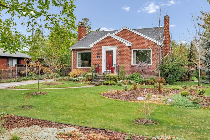STAY A WHILE...This bungalow is tucked away in the River Heights neighborhood and is charming and cozy.  Spring is a magical time in the garden... when the Japanese maple varieties come to life and birdsong fills the air.  Inside enjoy the updated kitchen and bathrooms.  The lower level has a walkout basement to the back patio.  Typical character in the home include a laundry shoot, wood floors, and fireplace in the living room. Now is a great time to make a move.  Buyer to verify all information.