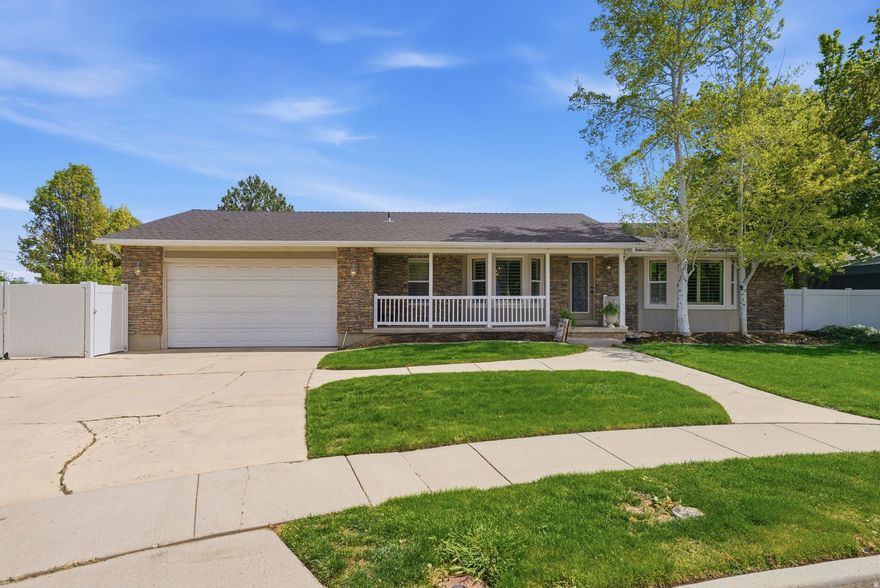 Beautifully remodeled home in a quiet, well-established Taylorsville neighborhood, featuring a complete 2018 renovation, including roof, flooring, kitchen, bathrooms, interior doors, baseboards/casing, and shutters. Situated on over 1/4 acre, this property offers space, functionality, and modern upgrades throughout.  Enjoy energy-efficient living with LED lighting and vinyl windows. The kitchen is equipped with a gas range, perfect for everyday cooking and entertaining. The home also features a deep garage with 220V power (EV-ready) and RV parking for added convenience.  Outdoor amenities include a large garden, 8x12 shed for storage, and a concrete kennel with water and drain, ideal for pet owners.  This property combines thoughtful updates, generous lot size, and versatility, ready for its next owner.    Square footage figures are provided as a courtesy estimate only and were obtained from county records.  Buyer is advised to obtain an independent measurement.