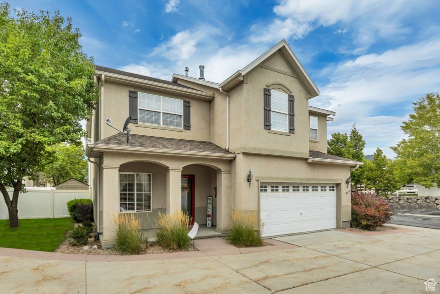 Terrific 2-story home in quiet community featuring 4 large bedrooms and 2.5 bathrooms.  Features include: quartz countertops, gas oven/range, laminate and tile flooring, tall 9 ft ceilings, 3-tone paint, spacious primary suite w/large vanity, separate tub & shower and roomy walk in closets.  Recent updates include: furnace - 3 years old, water heater - 1 year old,  dishwasher 1 year old,  microwave - brand new, gas range - only 6 years old, and new concrete patio. Large storage shed included. Custom Kitchen island included.  HOA fee includes landscaping maintenance, water, sewer, garbage, community parks, and snow removal to the front step. Squeaky clean and move-in ready. Hurry, this one won't last long.