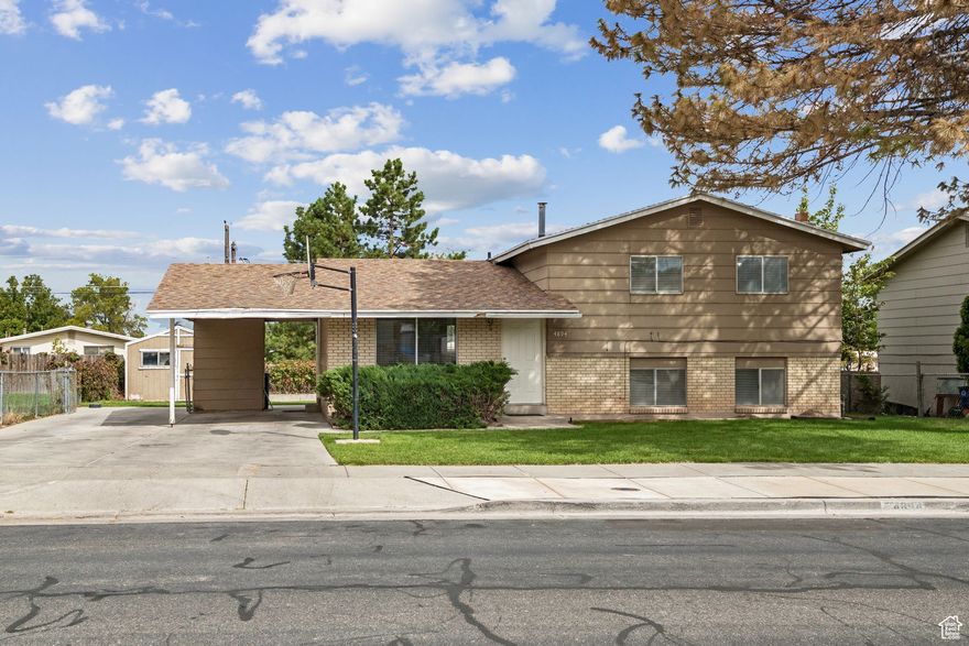 Situated on a quiet street in West Valley City, this 4-bedroom, 2-bath home on 0.15 acres presents an excellent opportunity for first-time buyers or savvy investors. Home has a solid foundation, great bones and functional layout ready for your personal touch or value-driven improvements. The location is a standout-offering convenient access to major roadways, public transit, shopping, schools, and downtown Salt Lake. Whether you're commuting or exploring all the Wasatch Front has to offer, this central position makes life easier. The home's orientation offers gorgeous views of the surrounding mountains, providing a scenic backdrop year-round. The lot offers manageable outdoor space with potential for landscaping, entertaining, or even expansion. For first-time buyers, this is a chance to enter the market at a smart price point and build equity with updates over time. For investors, the property's location, layout, and rental potential make it a strong candidate for renovation and return. Bring your vision-this is a home with real potential. Home is being sold "AS IS". Seller will not be completing any inspection repairs. Square footage figures are provided as a courtesy estimate only and were obtained from county. Buyer is advised to obtain an independent measurement.