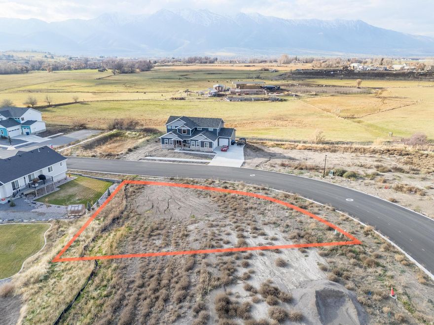 Beautiful Location with fantastic views from the large lot. Bring your own builder and build on this one of a kind homesite. Pressurized irrigation is provided by Hyrum City and is an inexpensive way to keep your yard looking beautiful and green with an affordable water supply.