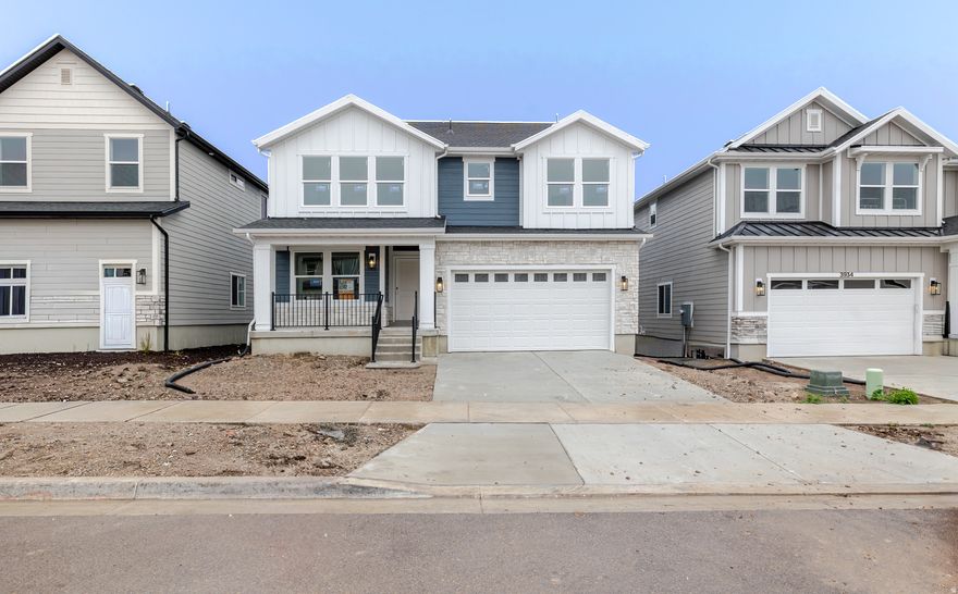 Welcome to your brand-new single-family home at River Point - where modern design meets comfort and functionality. With an open-concept layout perfect for everyday living and entertaining, this thoughtfully designed space offers both style and convenience. Enjoy the privacy of your own home while staying close to everything Lehi has to offer. As part of this vibrant new community, you'll love amenities like a clubhouse with a gym, a spacious pool, and a playground. Reach out today to learn more or schedule your visit! (NATHAN LOT 448)