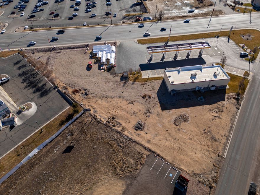 1.14 Acres with High visibility and traffic count. Across the street from Walmart and near Lowes and Major shopping outlets.  Contact listing agent for Plat of subject property.