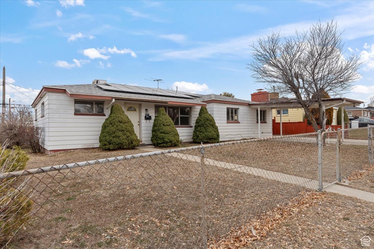 Welcome to this beautifully maintained 1,488 sq. ft. single-family home, offering a perfect mix of comfort, style, and functionality. With 3 generously sized bedrooms, 1 full guest bathroom, and a  en-suite bathroom in the primary bedroom, this home provides plenty of space for your family or guests. Freshly painted and boasting updated flooring, it's completely move-in ready.  The spacious, fully fenced backyard is ideal for outdoor entertaining, gardening, or simply relaxing. A powered shed in the backyard offers the perfect space for a workshop, home office, or your own personal retreat.  Recent upgrades include central air and solar panels to help keep energy costs low. Located in a welcoming neighborhood close to schools, parks, and local amenities, this home is perfect for first-time buyers or those looking to downsize.  Don't miss the chance to make this delightful property your next home!