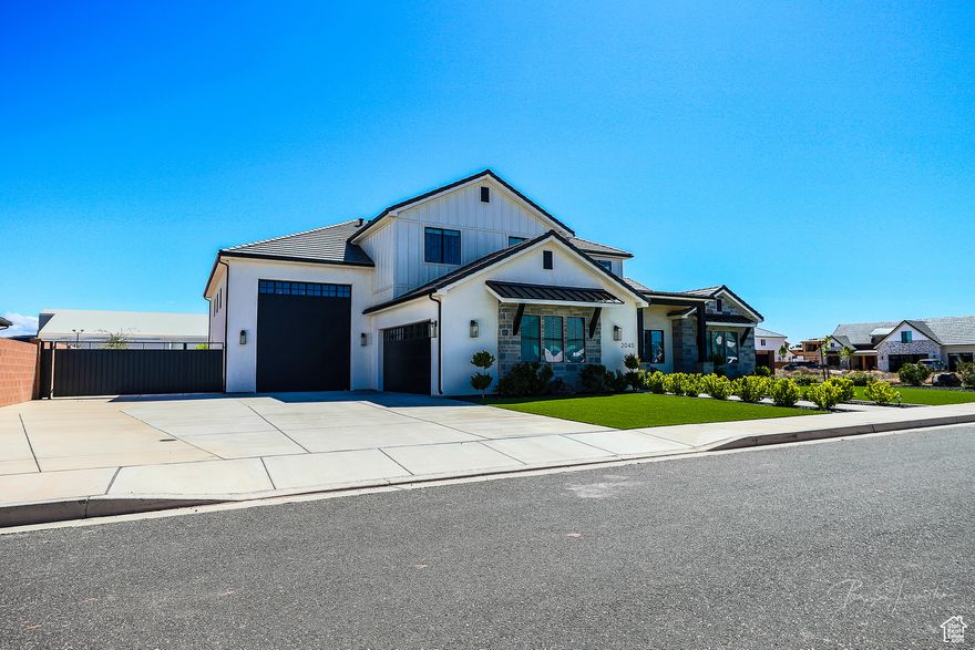 This like-new residence has everything you need in a highly sought-after location. With a spacious, oversized RV garage has 220v and is 40' deep w/12'x15' door to accommodate RV, boat, shop or car enthusiasts. The chef's kitchen is equipped with top-of-the-line appliances and ample counter space, while the butler's pantry adds convenience and organization to your daily routine. Enjoy the stunning views of the iconic red rock landscape from multiple vantage points throughout the home. With a low-maintenance yard, you can spend more time savoring the beauty from your pergola out back and enjoy your surroundings and less time on upkeep. No HOA provides you with the freedom to personalize your space to your own liking.