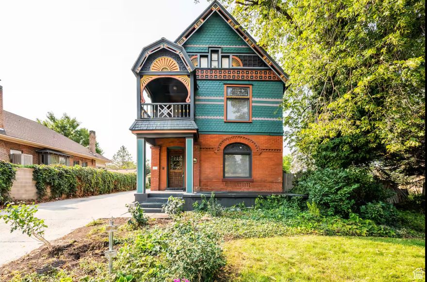 Discover an unparalleled property that embodies timeless charm-a unique Victorian home / Triplex. Nestled on a lot with a coveted hotel/motel zoning overlay, this remarkable estate allows for nightly rentals. Formerly a flourishing bed and breakfast, it has been meticulously renovated and repurposed for nightly rentals if desired, sustaining its allure. Consisting of three unique units, this property boasts a captivating main home with 5 bedrooms and 5 baths. Journey to the top floor to discover a delightful 1 bed, 1 bath unit with a spacious patio that presents awe-inspiring mountain and city views. Completing this exceptional ensemble is a charming tiny house nestled at the rear of the lot. This exceptional property in SLC is a rare find. Don't miss out on the opportunity to own a piece of history!