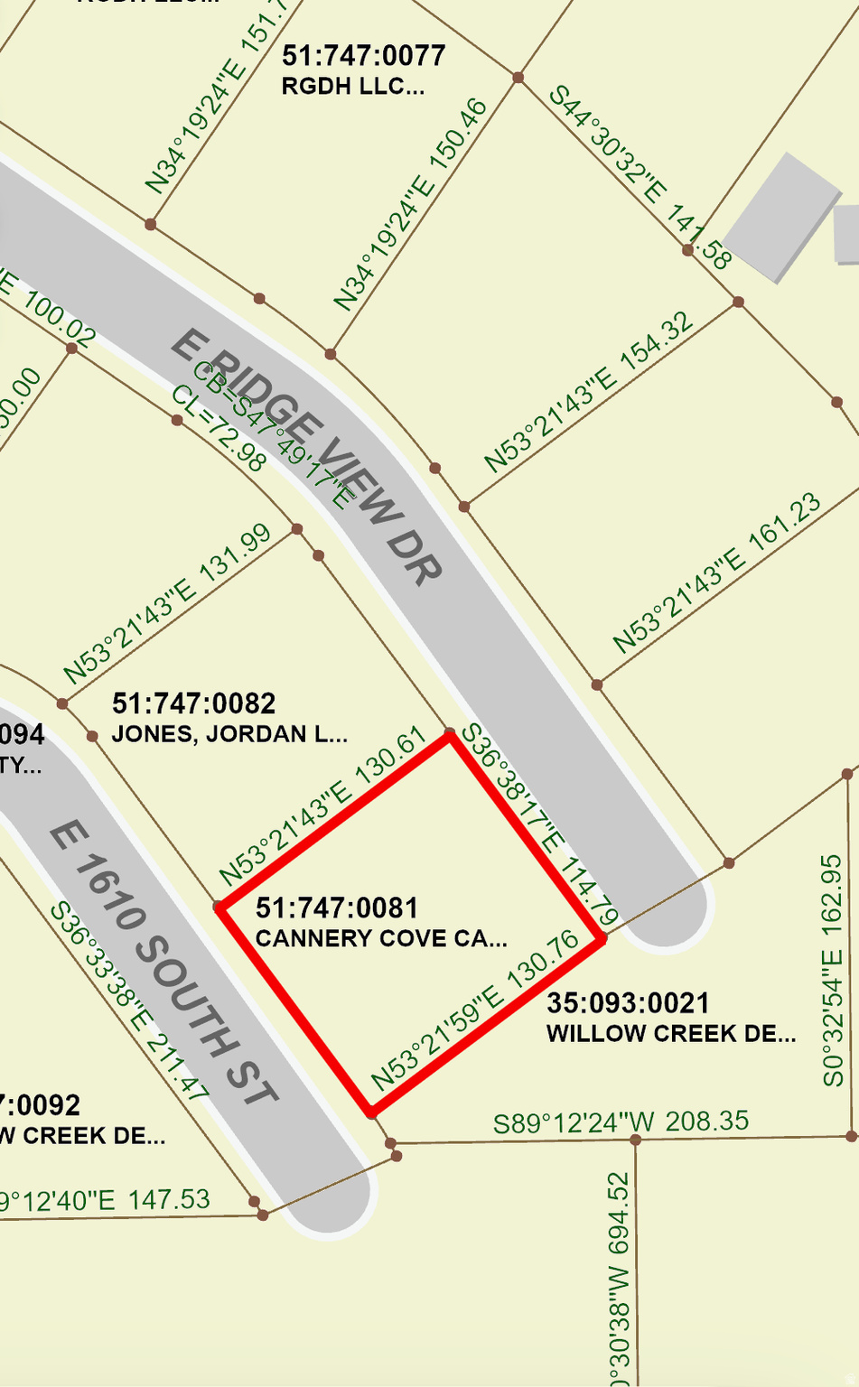 RIDGE VIEW ESTATES - Land