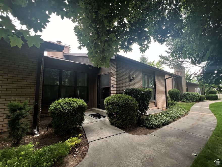 Highly sought-after Brookstone Community! Stroll around the park-like neighborhood nestled in between mature trees, fountains, ponds, bridges and ducks. Views of Mt. Olympus. Beautifully landscaped with large community pool and brand new Pickleball/tennis courts. RV parking is available for a fee. This is the largest rambler (Bridgeport) in the community. 3420 sq.ft. Fully finished basement, Large Family room with built in dry bar and office cabinets including a hidden safe. Central Vacuum. There is A lot of storage space. Separate basement entrance from garage. Larger private patio with awning. Sewing room can be changed into a bedroom. Large kitchen with lots of cabinets and huge skylights! There is a walk-in bathtub with jets. Extra private parking space is included next to garage. Furnace is 3 years old. Agent is related to seller.