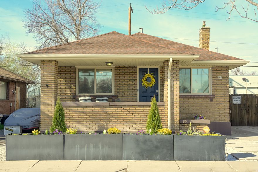 Fully transformed bungalow cottage with completely new EVERYTHING. This is the kind of move in ready space that's hard to find in Salt Lake City. Every detail has been beautifully and extensively updated, with clean, contemporary finishes and systems you can rely on. What's more, is there is a 2 year old, 150 square ft container studio, adding serious flexibility. Perfect for a private home office, gym, creative space, or future ADU/MIL setup with a few modifications. Whether you work from home or just want extra separation, this is a standout feature. The fenced backyard has been transformed into an inviting outdoor space with new sod, patio pavers, and fresh landscaping, ideal for hosting family and friends, or enjoying quiet evenings. Located with easy access to TRAX, under half a mile, commuting to downtown, the U of U, or the airport is simple, no car required. With a walkability score of 80+, you're also close to local coffee shops, fitness studios, dining, and Sugar House Park. Bonus: Business Park zoning opens the door to live/work possibilities or small business use, a rare opportunity in this area. Be sure to review the full upgrades list and details on the container home built by Compact Living.