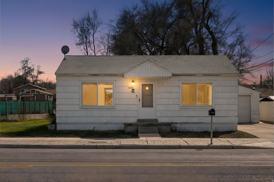 Beautiful opportunity in West Valley City.This charming 2-bedroom, 1-bath rambler sits on a generous 0.26 acre lot, offering both space and potential. Detached garage and convenient access to shopping, schools, and major roadways add to its appeal. A smart investment at an exceptional value.  Square footage figures are provided as a courtesy estimate only and were obtained from county records.  Buyer is advised to obtain an independent measurement.