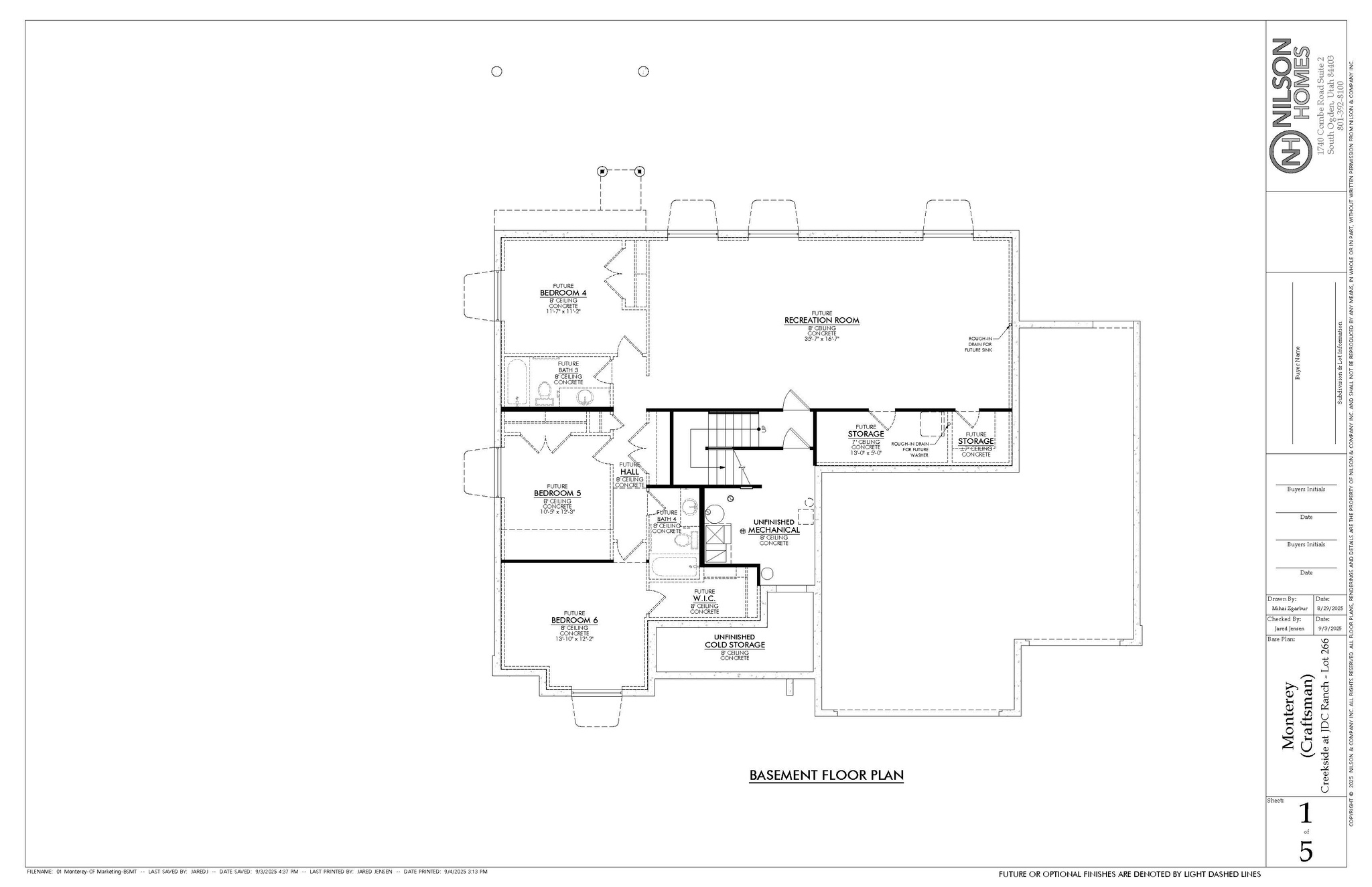 CREEKSIDE AT JDC RANCH - Residential