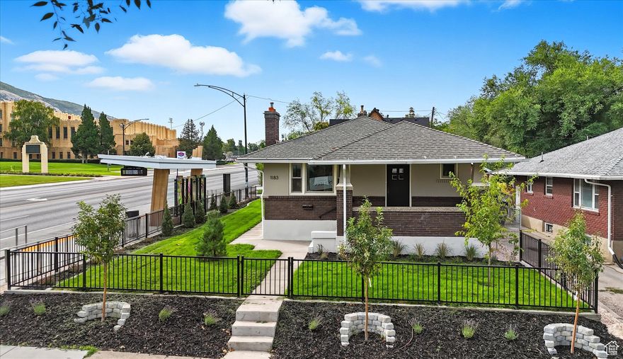 This charming bungalow is a showstopper with brand-new cabinets, solid surface countertops, new stainless-steel appliances, new noise-canceling windows, refinished hardwood floors, fresh paint, new carpet, updated electrical and light fixtures, and a new water main shut-off valve, new water heater, and plumbing fixtures. Enjoy peace of mind with a new concrete driveway and sidewalks, a new garage door with opener, and a door from the garage into the new, fully landscaped and fenced yard. This home features a large second living room or future bedroom in the partially finished basement, with additional space ready to be completed or have phenomenal storage. The new fridge and blinds are being installed this week.  The buyer must purchase the home to live there and meet the Own in Ogden income cap and criteria attached to the listing. Please submit the Own in Ogden application with the offer. Income-qualified, sworn Ogden City Police Officers and Ogden City Fire Fighters can receive up to $20,000 when buying their primary residence in Ogden. Other income-qualified Ogden City employees and new hires who reside outside Ogden City boundaries or who rent within Ogden City can receive up to $15,000 to buy a home as their primary residence in Ogden. $15,000 is also available to full-time, state-certified K-12 classroom teachers or administrators in schools that serve Ogden City students. Income cap per household size. Maximum Gross Income for 1 person: $67,500, 2 people: $77,150, 3 people: $86,800, 4 people: $96,400. The Own in Ogden and Home Sweet Ogden applications must be part of the contract. The funds from Own in Ogden have been set aside for this home. They can be used with FHA, VA, and Conventional financing. The seller can not sell to a cash buyer. Documentation with details is attached to the listing.