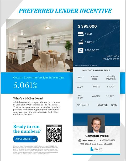 Tiny photo for 186 E 2100 N, Provo, UT 84604 (MLS # 2114990)