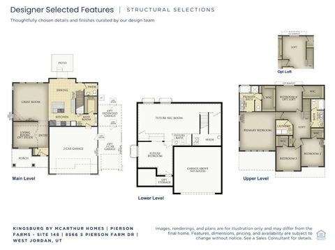 Tiny photo for 8566 S PIERSON FARM DR #148, West Jordan, UT 84088 (MLS # 2142068)