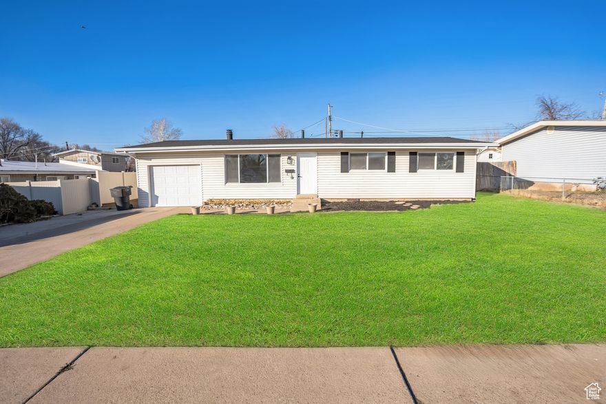 Great investment property that has already been updated and includes appliances. There is a current tenant that has a lease until August 2026, so you can secure this future rental home with a renter already in place. Welcome to this beautifully updated 3-bedroom, 1-bathroom home offering 1,653 square feet of living space. Featuring an updated kitchen and bathroom, this home blends modern touches with timeless character, including hardwood floors throughout. Enjoy the flexibility of two spacious family rooms, perfect for entertaining or relaxing with loved ones. The one-car garage includes a workbench area and plenty of extra storage space, making it ideal for hobbies or projects. Situated in a desirable neighborhood close to Hill Air Force Base, this home offers both comfort and convenience-just minutes from shopping, schools, and parks. Don't miss your chance to make this investment property yours!