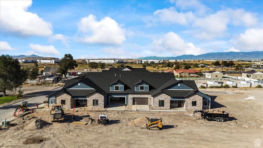 $12,000 builder incentive when you use our in-house lender on pre-builds! Ideal gated 55+ community to be built with single-level living in your own private, brand new, custom-built home with a large, extended 2 car garage with extra workspace and private yard. Each unit is designed with privacy in mind and these units have above-average efficiency features built in, including 2x6 exterior construction, 30% higher efficiency insulation, and a high-efficiency water heater. Lean into a life of leisure as the HOA maintains lawn mowing, leaf blowing, and snow removal. The community includes a full clubhouse, workout room, pickleball court, movie room, and half a mile of trails. Just fifteen minutes from downtown Salt Lake City, the home is near a variety of shopping centers like Gardner Village, nearby bike trails, a two-minute drive from the Stonebridge Golf Club, and a quick ride to the Mountain View Corridor Trail (https://mountainview.udot.utah.gov/trails/). This is the St. Andrew Model. Find more info at: https://www.theheatheronparkway.com/ SF per building plans, buyer to verify.