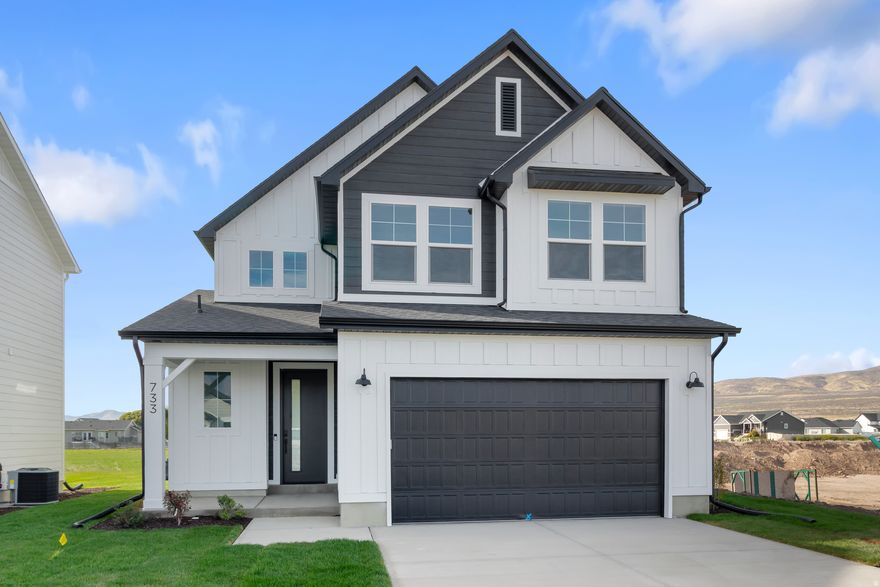 Welcome to The Blackberry! Step inside from your covered front porch to your entryway, with a half-bath located right off the entrance. Through the hallway, you'll find an open-concept main living space with a great room, dining, and kitchen areas. The staircase is conveniently located near the great room and kitchen. At the top of the stairs sits the entrance to the primary suite, with an ensuite bathroom and a large walk-in closet. Also upstairs you will find an additional linen closet, two additional bedrooms, a shared bathroom, and a laundry room. You'll love every moment spent in this quaint cottage home. This is a slab on grade home.  This is a to-be-built home, allowing buyers to select their preferred structural options and design finishes. Photos are not of the actual home and are for representation purposes only. Schedule a time to visit and we can work with any budget. We can keep price under 450K to qualify for the 20,000 grant.