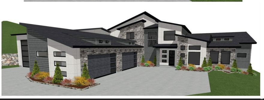 Amazing to-be-built modern home nestled on a bluff overlooking the entire Cache Valley, situated on a private cul-de-sac and offering expansive, uninterrupted views that truly set this property apart. The large, spacious lot provides ample room to accommodate a pool, pickleball court, and outdoor entertaining areas, making it ideal for both relaxation and recreation. Upon entry, the home's stunning features immediately inspire awe, with a thoughtfully designed open-concept layout that is beautifully centralized around the breathtaking views. The oversized garage and shop are a dream for the automotive enthusiast, offering generous space for trucks, trailers, cars, and all the toys-everything fits comfortably inside. This impressive modern residence, paired with an incredible lot and panoramic scenery, delivers a rare opportunity to build a truly exceptional home in Cache Valley.