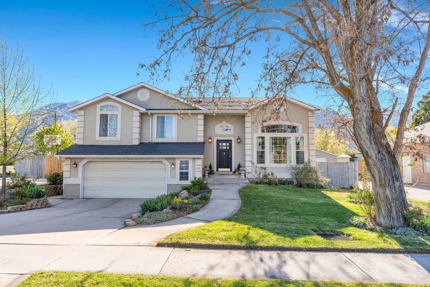 Come live in Alpine with top ranked schools and incredible mountain views! This 6-bed, 3-bath home offers 3,000 sqft of bright living space with high vaulted ceilings. The large, bright kitchen with 6-burner gas range opens to a warm family room with a cozy fireplace. It's an ideal entertaining space. The primary suite offers dual vanity with separate tub and shower. The finished basement features a 2nd family room perfect for movie nights, game nights, and hanging out - plus 3 bedrooms, a full bath, and abundant storage throughout.  Relax on the back deck or around the firepit, pick fresh strawberries from the patch. The lot is large, flat and private with room for RV/boat parking. There is even a beautiful detached backyard office. It's a great flex space suited to your needs. It could be a workspace, an art studio, or yoga retreat.  You will love Alpine with quick access to hiking and mountain biking trails! Silicone Slopes is minutes away, but so is your favorite outdoor recreation in American Fork Canyon, Tibble Fork Reservoir, and Lone Peak trails. All information, figures, and documentation provided as a courtesy, buyer to verify all information.