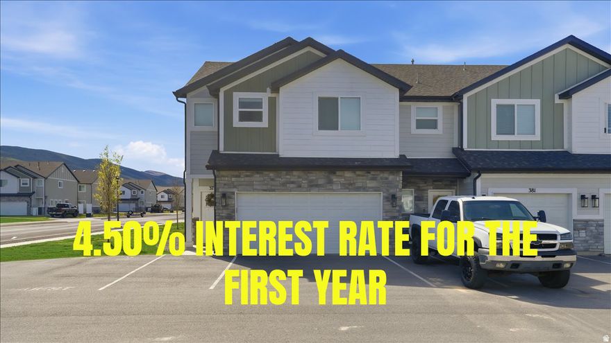 Seller is offering a Lock Now & Sell Program allowing an approved buyer to benefit from a locked interest rate of 5.50% fixed, with a seller-paid 1-year temporary buy-down, resulting in a 4.50% interest rate for the first year! BEAUTIFUL END-UNIT townhome! Low maintenance living, spacious and bright layout, custom railings, stainless steel appliances, white cabinets, and pantry in the kitchen, good-sized bedrooms, separate tub/shower and walk-in closet in the master suite, 2 car garage, fenced patio, quiet neighborhood, easy access to 84 and close to shopping, restaurants and a walking trail. Sq. footage per previous listing. Property facts are provided as a courtesy; Buyer to verify all information.