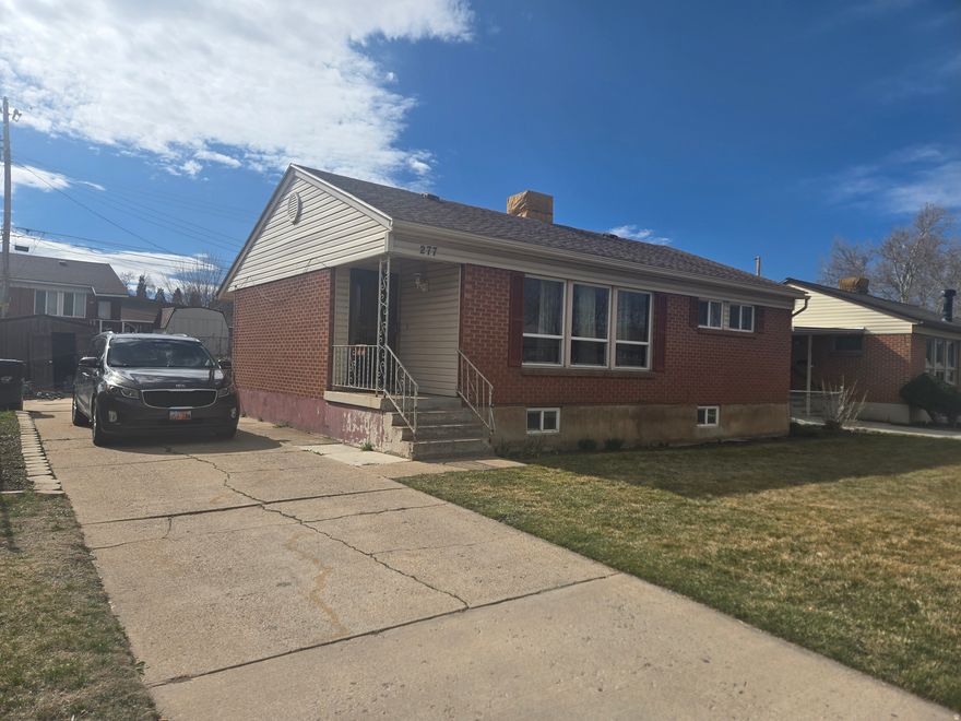 4 bed,2 bath rambler with1,816 sq ft on a .13-acre lot in a quiet neighborhood. Built in 1942, this well loved home offers great potential for buyers or investors looking to build sweat equity. New A.C. and furnace updated in 2021. Located near Weber State University Priced accordingly for condition.
