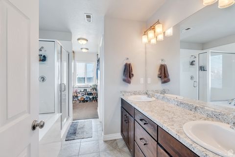 Tiny photo for 7523 N EVANS RANCH DR E, Eagle Mountain, UT 84005 (MLS # 2127018)