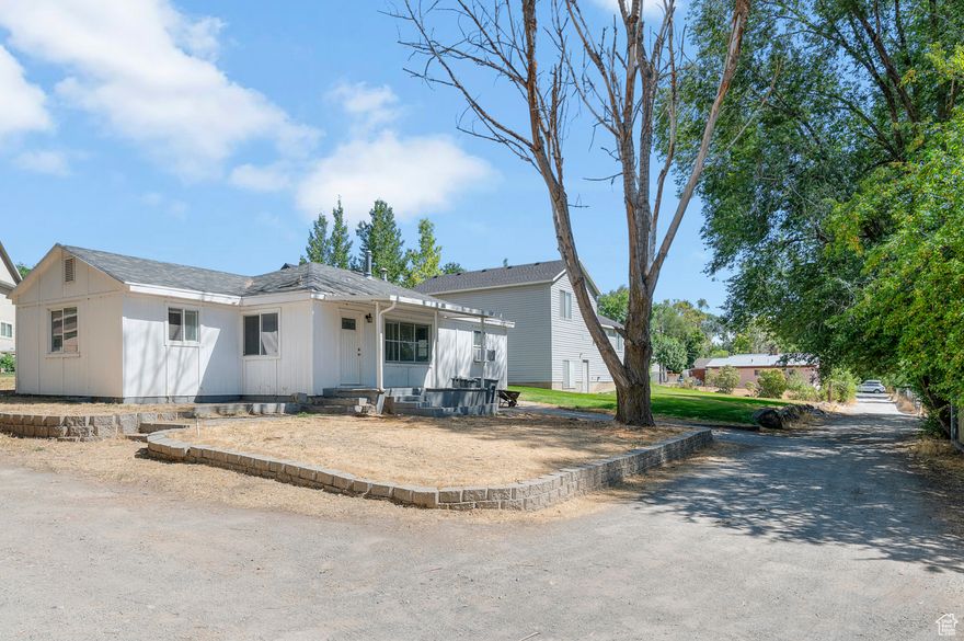 Large lot. .2977 acre's  Take the house down and start new.  Ready for a complete remodel. Owner has an easement down the gravel road.