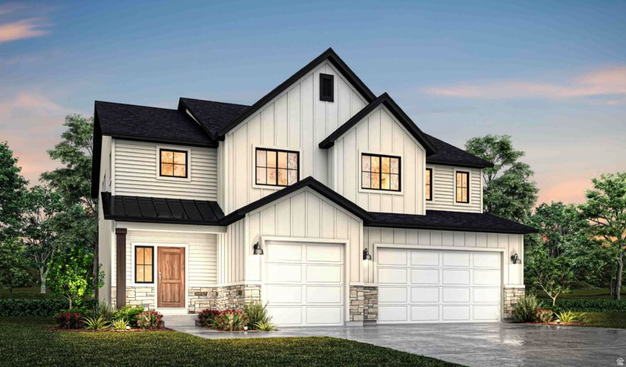 Our gorgeous Oak floor plan this home is currently open for interior selections. Call today to make this home yours! The Oak plan offers everything you're looking for. The Oak is a fantastic two-story plan with an array of impressive features! The home is fully upgraded with gorgeous interior selections and a finished two bedroom ADU in the basement! The spacious primary suite offers a private retreat with a large bathroom, separate tub and shower that has a clean euro glass surround. On the main floor, a guest bedroom with a full bath provides comfort and privacy for visitors. Upstairs, you'll find four additional bedrooms and a versatile loft area, perfect for relaxation or work. Enjoy outdoor living on the covered patio and benefit from the convenience of a three-car garage and RV parking with a concrete path to the basement entrance.  The home is just starting but finished models are available to walk in another neighborhood.