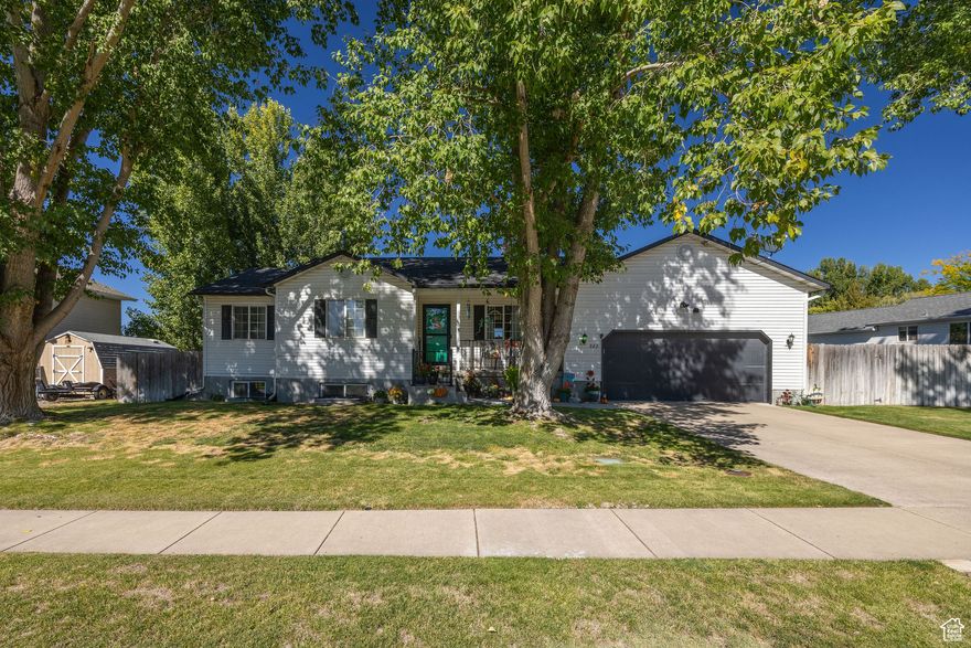 Wonderful location for this rambler that has been well maintained and thoughtfully updated since 2022.  This 5 bedroom 3 bath home includes a new furnace and A/C, stove, refrigerator, microwave, and dishwasher.  New flooring upstairs and new carpet and tile downstairs.  Bathrooms are updated, interior rooms were painted, a cover added to outside patio, new gutters, and new garage opener also added.   Washer & dryer are  included.  Make your appointment today.  Buyer to verify all information.