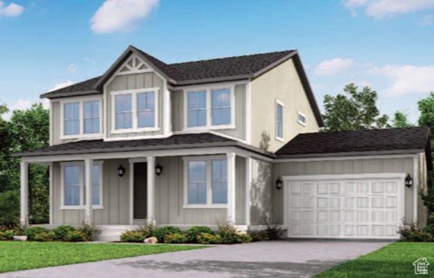Come see this gorgeous brand new 2500 Farmhouse, a beautifully designed home that blends modern amenities with classic farmhouse charm. The kitchen is equipped with Graphite Maple cabinets, quartz countertops, stainless steel gas appliances, and a tile backsplash, creating a functional and stylish space perfect for cooking and entertaining. The home features laminate hardwood, tile, and carpet flooring, complemented by can lighting throughout. Additional highlights include a 3-car garage with keypad and garage door, Christmas light outlets, and a tankless water heater for energy-efficient living. Enjoy the architectural details of Craftsman base and casing and the openness provided by a half wall at the stairway. The box window in the kitchen nook fills the space with natural light, while a glass door to the office adds elegance and practicality. The grand owner's bathroom is a luxurious retreat, featuring quartz surrounds and Euro glass doors, paired with satin & brushed nickel hardware for a polished finish. This farmhouse perfectly combines comfort, functionality, and style for modern living. Come check it out today!