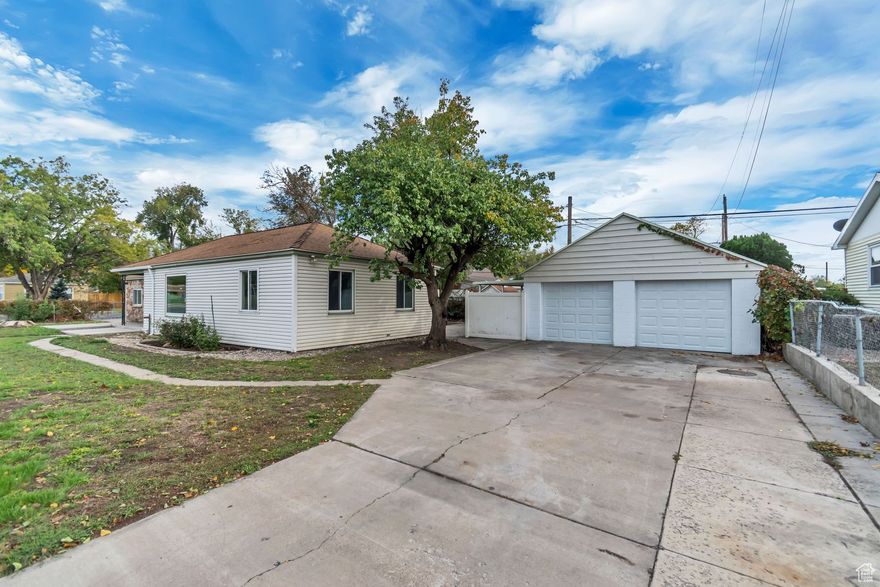 Beautiful remodel! Large garage, lots of parking and space. Call your agent to set up a private showing!  This home is move-in ready and skillfully crafted to be your new home.  New paint, flooring, electrical fixtures, bathrooms, kitchen, and so much more.  Sellers Trust is composed of licensed agents in UT.  Sq ft is from contractors measure and bids. Come and make this wonderful property yours today!