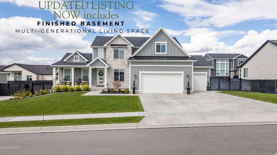 *Newly Updated Listing* Multi- generational living - FINISHED BASEMENT. Immaculate North Logan home offering 6 bedrooms and 3.5 baths with expansive windows that fill the home with natural light. The professionally maintained landscaping adds to the curb appeal and overall pride of ownership. The newly finished basement, creating a perfect opportunity for a future apartment or multi-generational living setup-  is awaiting final touches to complete the trim, doors, basement kitchen and laundry (should be completed within 2 weeks). Located just minutes from Utah State University, Shopping and Logan Regional Hospital, this home offers both convenience and versatility. Furnishings are negotiable, but are included with the price. True turn-key living opportunity.