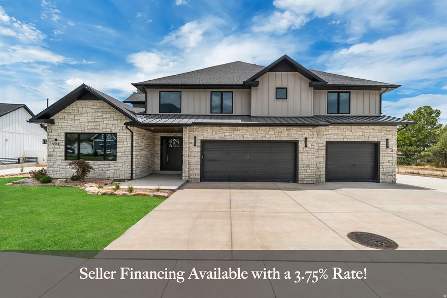 SELLER FINANCING AVAILABLE! 3.75% RATE! Step into your future oasis, and picture yourself in a space where luxury meets functionality, with finishes meticulously selected to elevate every corner. Enjoy the convenience of laundry facilities on every floor, large closets throughout the home, incredible bathrooms connected to bedrooms, and sound-dampening construction. One of the highlights? An amazing accessory apartment that's perfect for generating extra income or hosting loved ones. The ADU comes complete with all the amenities and a private entrance for added convenience. Imagine gathering in expansive, open areas designed for making memories. Whether you're hosting a cozy dinner or a lively gathering, this home promises ample space to create lasting moments. This home not only ensures privacy but also offers exceptional sound mitigation and insulation, creating a haven of peace and comfort and drastically reducing temperature fluctuation. This home comes with a fresh air exchange system to constantly supply fresh air to this very tightly sealed and energy-efficient structure. Located conveniently close to everything you need; shopping, dining, schools, hospital, and major routes, you'll experience the perfect blend of tranquility and accessibility.  Square footage figures are provided as a courtesy estimate only and were obtained from Appraisal. Buyer is advised to obtain an independent measurement.