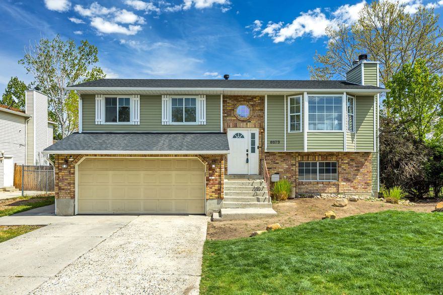 OPEN HOUSE Saturday, April 11th 12-2 pm. Come discover this beautiful Home on a cul-de-sac with darling curb appeal and many beautiful updates. Spacious 2 car attached garage with additional depth and storage/shop space of approx. 100 square feet. A flex space as well in the garage with a separate exterior entrance to be used for a home office or home based business/salon, etc. So many possibilities! Beautiful laminate flooring, granite countertops in Kitchen and both full bathrooms. A beautiful Kitchen with white cabinets, stainless appliances, gas double oven, pantry closet and more. 2 beautiful brick fireplaces and 2 family rooms. Neutral color scheme throughout. Enjoy the spacious .20 acre fenced yard and nice trex deck. There is also additional parking/gravel space next to the driveway to suit your needs or for RV parking. This home checks all the boxes. No HOA dues. Don't wait to see it in person!