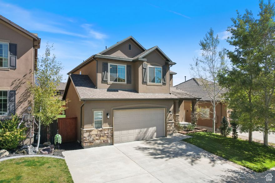 Impeccably maintained Suncrest home showcasing breathtaking views and thoughtful upgrades. The luxurious owner's suite features a spa-like bathtub, complemented by recent improvements including a new water softener, new water heater, polycuramine garage flooring, and new stove and microwave. A rare opportunity in Draper-exceptionally cared for and an outstanding value.
