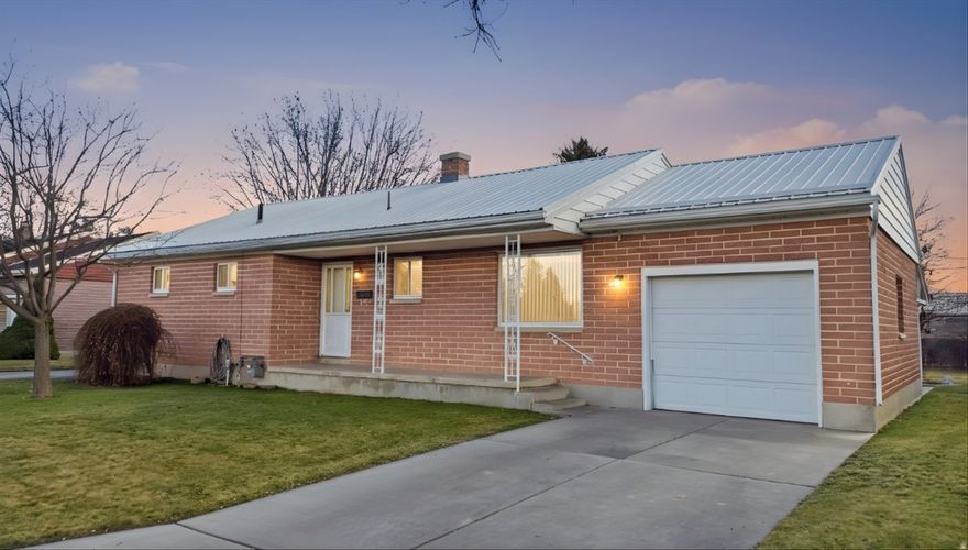 This all brick rambler provides ample space for its new owner. The backyard is a peaceful retreat that is also sure to bring outdoor fun due to the mature trees and covered patio. The single car garage and storage shed great for storage. Inside you will find an updated kitchen, breakfast nook, beautiful wood flooring, spacious bedrooms, & large windows for ample natural light.