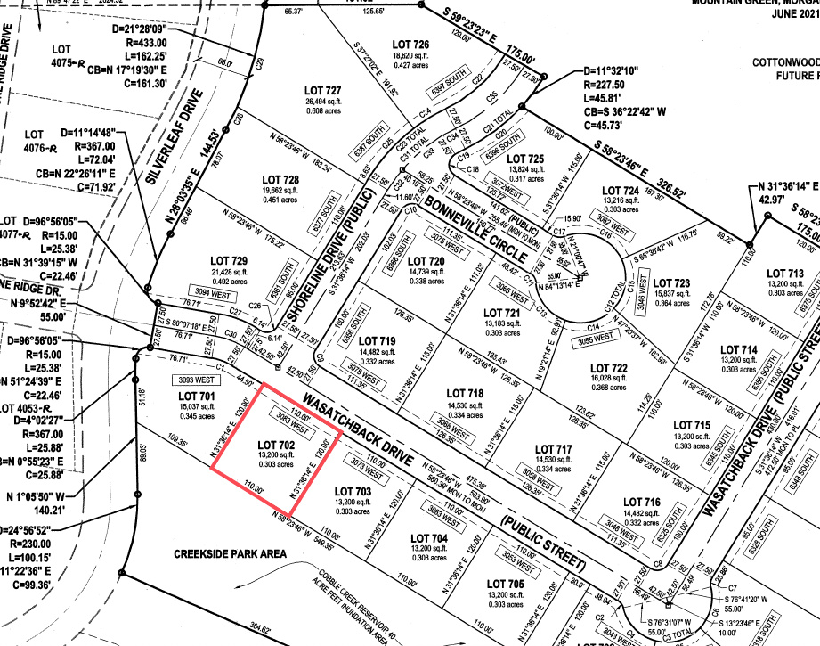 COTTONWOOD SPRING VIEW - Land