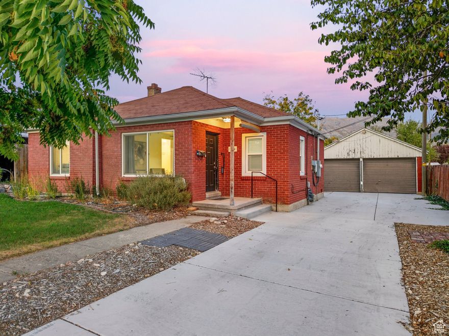 *** OPEN HOUSE SATURDAY OCTOBER 4TH 12:00PM-2:00PM *** Welcome to this charming all-brick rambler in the heart of American Fork- A home that blends timeless character with smart updates for modern living. Inside, you'll love the two-bedroom, RARE two-bathroom layout on the main level. A cozy dining nook makes the perfect spot for family meals, while the spacious living areas are full of natural light and warmth. Downstairs, the fully finished MOTHER-IN-LAW apartment provides incredible flexibility-whether you need space for extended family or want to supplement your mortgage with rental income. The current tenants are wonderful and would love to stay, giving you peace of mind and instant cash flow. Outside, the property features a detached two-car garage, a fully fenced yard, and a great neighborhood setting-perfect for buyers looking for both comfort and convenience. With its unbeatable combination of character, functionality, and income potential, this home is truly a fantastic opportunity for first-time homeowners. Don't miss your chance to make it yours!