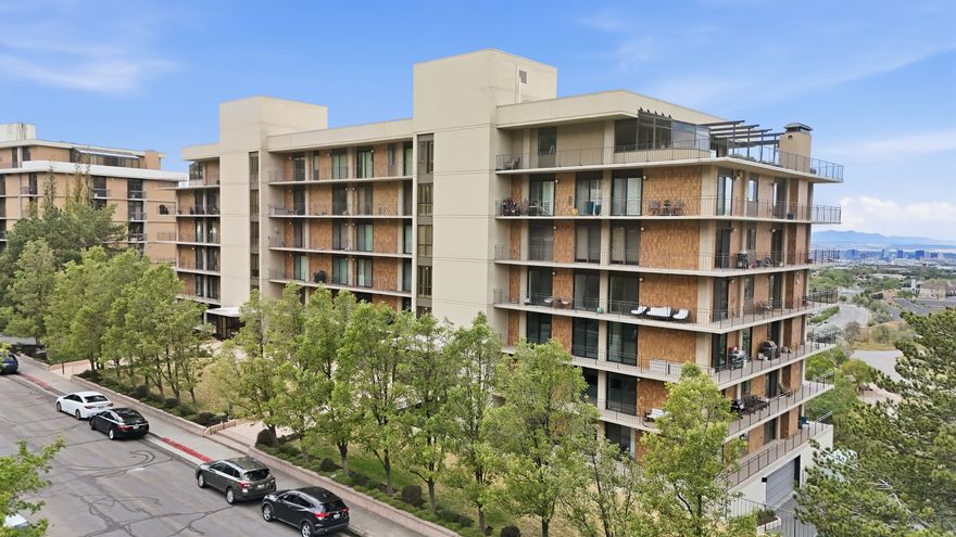 Located within the iconic Donner Place Condominiums, this spacious sixth-floor residence offers a rare opportunity to own in one of Salt Lake City's most architecturally distinctive east bench buildings. With over 2,000 square feet of single-level living, Unit 602 combines exceptional scale, privacy, and timeless character in an unbeatable location at the mouth of Emigration Canyon.  Floor-to-ceiling glass and expansive windows on both the east and west sides of the residence fill the home with beautiful natural light throughout the day while creating refreshing cross breezes and a seamless connection to the surrounding landscape. Generous living and dining spaces open to covered balconies and capture views of the mountains, city lights, and evening sunsets.  Thoughtfully maintained over the years, the residence offers an exceptional opportunity to personalize and curate the space while preserving the home's remarkable proportions and architectural presence.  Donner Place is known for its secure access, private atmosphere, elevator convenience, and unusually low-density design with only two residences per floor. Ideally located moments from the University of Utah, hiking and biking trails, This Is The Place Heritage Park, Hogle Zoo, downtown Salt Lake City, and Emigration Canyon.  A rare opportunity to create something truly special within one of Salt Lake City's most coveted condominium communities.